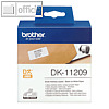 Brother DK Etiketten, Adress-Etiketten klein, 29 x 62 mm, 800 St?ck, DK11209