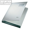 LEITZ Unterschriftenmappe DIN A4, 20 F?cher, grau, 5700-00-85