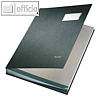 LEITZ Unterschriftenmappe DIN A4, 20 F?cher, schwarz, 5700-00-95