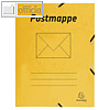 Exacompta Postmappe DIN A4, 425 g/m?, bis 200 Blatt, gelb, 55549B