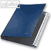 LEITZ Pultordner DIN A4, F?cher 1-31, Pappe / PP ?berzogen, blau, 5931-00-35