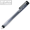 Ecobra Radierstift, (?)6.8 mm, nachf?llbar, transparent/schwarz, 3 St?ck, 760301