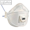 3M Atemschutzmaske 9322, FFP-2, optimal für Brillenträger, Ausatemventil, 9322+