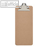 Schreibplatte BILL f?r Bewirtungsbelege, 280 x 112 mm, Hartfaser-Holz, 2391770