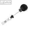Ausweishalter JoJo extra strong, Clip 360? drehbar, (L)60 cm, schwarz, 834901