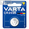 Varta Knopfzelle CR2025, 3 Volt Lithium, 170 mAh, 06025101401
