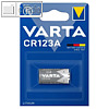 Varta Photobatterie CR123A, 3 Volt Lithium, 06205