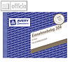 Avery Zweckform Formularbuch "Einnahmebeleg", DIN A6 quer, 50 Blatt, gr?n, 304