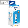 Epson Tinten Ecotank Nr.113, ca. 600 Seiten, cyan, 70 ml, C13T06B240