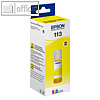 Epson Tinten Ecotank Nr.113, ca. 6.000 Seiten, gelb, 70 ml, C13T06B440
