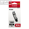 Canon Tintenpatrone PGI-580PGBK XXL, ca. 600 Seiten, 25.7 ml, schwarz, 1970C001