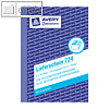 Avery Zweckform Formularbuch Lieferschein, DIN A6, 2 x 50 Blatt, 724