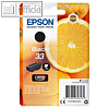 Epson Tintenpatrone Nr.33, ca. 250 Seiten, 6.4 ml, schwarz, C13T33314012
