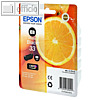 Epson Tintenpatrone Nr.33, ca. 200 Seiten, 4.5 ml, schwarz, C13T33414012