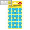 Avery Zweckform Markierungspunkte, permanent, rund, ? 18 mm, blau, 96 St?ck,3005