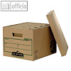 Archiv-/Transportbox Standard, 335 x 391 x 270 mm, Deckel, Karton, 10 Stück