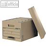 Archiv-/Transportbox - gro?, 335 x 470 x 271 mm, Deckel, Karton, 10 St?ck