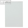 officio Spiralblock DIN A5, kariert, 60g/m², 50 Blatt, Spiralbindung oben, 1119