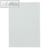 officio Spiralblock DIN A5, kariert, 60g/m?, 50 Blatt, Spiralbindung oben, 1119
