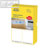 Frankier-Etiketten - einzeln, 130 x 40 mm, Abziehlasche, 500 St?ck, 3439