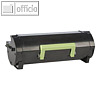 Lexmark Toner, ca. 10.000 Seiten, schwarz, 50F2X0E