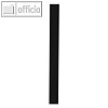 officio Wandleiste f?r Magnete, 100 x 5 cm, Metall selbstklebend, schwarz,691-11