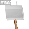Plakattasche/Aushangtasche DIN A3, wasserdicht, Kabelbinder, transparent, 5 St?c