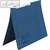 Pendelhefter mit Schlitzstanzung, DIN A4, Amtsheftung, 320g/qm, Karton, blau