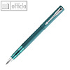 Parker Fuellhalter Vector Xl Metallic Petrol petrol/silber