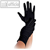 HYGOSTAR Baumwoll-Handschuh NERO, Größe S, schwarz, 12 Paar, 27168