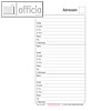Adress-Register für Zeitplaner, mini-Format - 7.9 x 12.5 cm, 16 Blatt, 50653