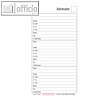 Adress-Register f?r Zeitplaner, mini-Format - 7.9 x 12.5 cm, 16 Blatt, 50653