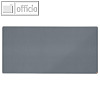 Nobo Filztafel Premium Plus, 2.400 x 1.200 mm, Aluminiumrahmen, grau, 1915200