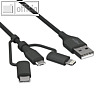 Daten- & Ladekabel, Lightning/USB-C/Micro-USB, max. 480 Mbit/Sek., L?nge 1.2 m