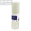 officio Klebeband, 15 mm x 10 m, Kern 25 mm, transparent, 10 St?ck