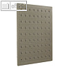 allit Werkzeuglochwand, 400 x 16 x 595 mm, unbest?ckt, Stahlblech, grau, 455015
