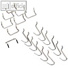 allit Haken-Set f?r Werkzeuglochwand in 2 Ausf?hrungen, chrom, 20 St?ck, 455002