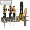 allit Werkzeughalter f?r Werkzeuglochwand, (B)270 mm, Stahlblech, grau, 455127