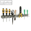 allit Werkzeughalter f?r Werkzeuglochwand, (B)540 mm, Stahlblech, grau, 455147