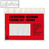 officio Lieferscheintasche, DIN C6, 162x114 mm, Lieferschein/Rechnung, 1.000 St.