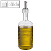 Essig- & Ölflasche OLD FASHIONED, 0.35 Liter, (Ø)7 x (H)22 cm, Glas/Edelstahl
