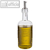 Essig- & ?lflasche OLD FASHIONED, 0.35 Liter, (?)7 x (H)22 cm, Glas/Edelstahl