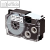 Casio Beschriftungsband 9 mm/8 m, schwarz auf wei?, XR-9WE1