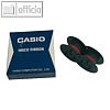 Casio Farbwalze Tischrechner f?r DR-320A rot/schwarz, RB-02-2