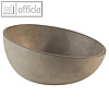 Buffet- & Aufbewahrungsschale aus Beton, 1.7 Liter, (?)260 x (H)130 mm, grau
