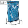 M?llsackst?nder mit Trittmechanismus, 120 Liter, (H)96 cm, Edelstahl, silber