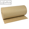 Packpapierrolle aus Altpapier, 50 cm x 300 m, 75 g/m?, rei?fest, natronbraun