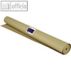 Packpapierrolle aus Altpapier, 100 cm x 50 m, 75 g/m?, rei?fest, natronbraun