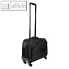 Notebooktrolley M?nchen, (B)43 cm, Schultergurt, Rollen, Nylon, schwarz, 5171
