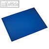 Alco Schreibunterlage, 65 x 50 cm, Dekorille, Kunststoff, blau, 5532-15